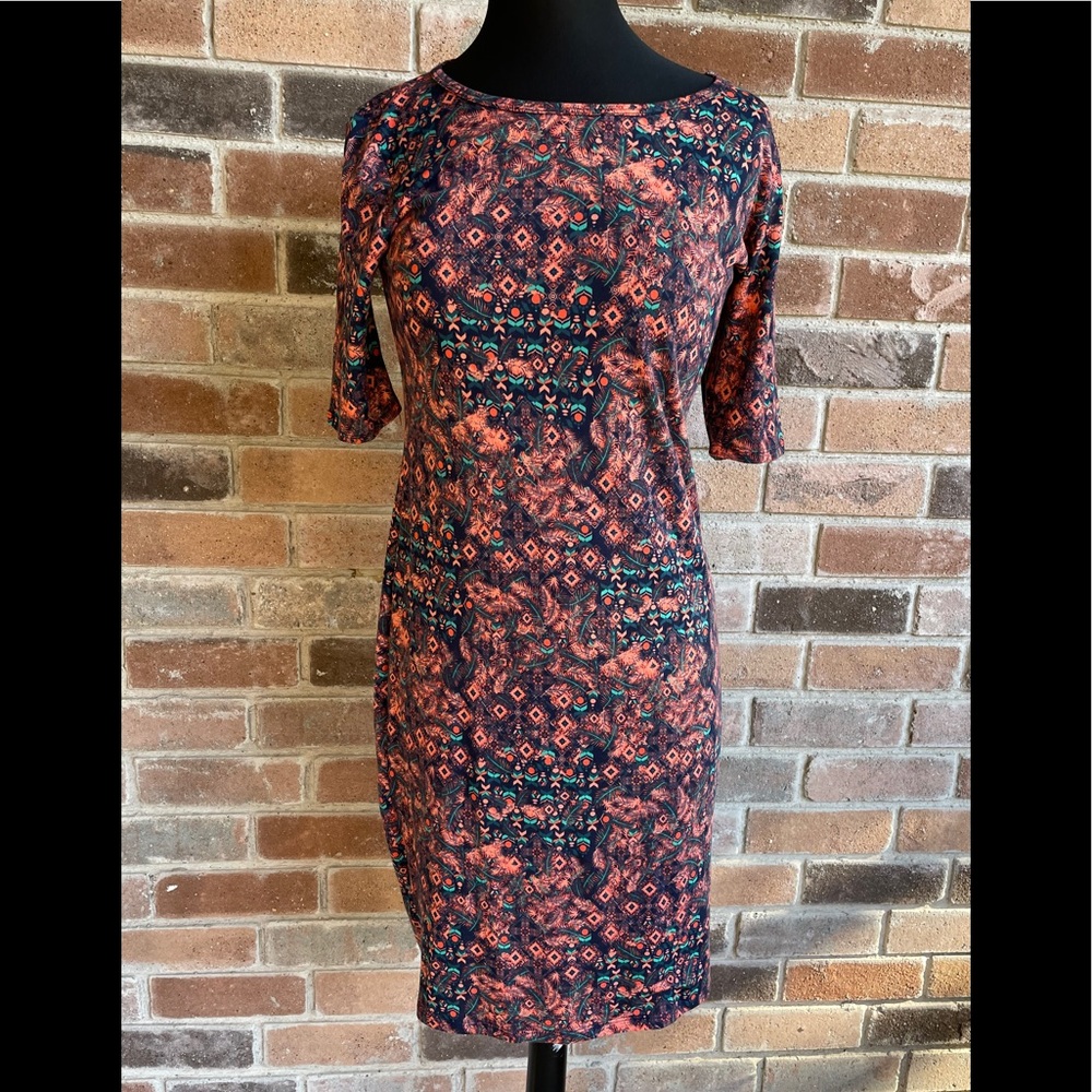 LuLaRoe Julia Dress Size M
